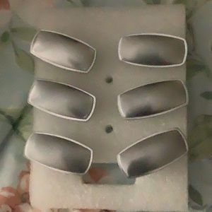 Set of draw pulls 6 piece set brushed nickel use for furniture